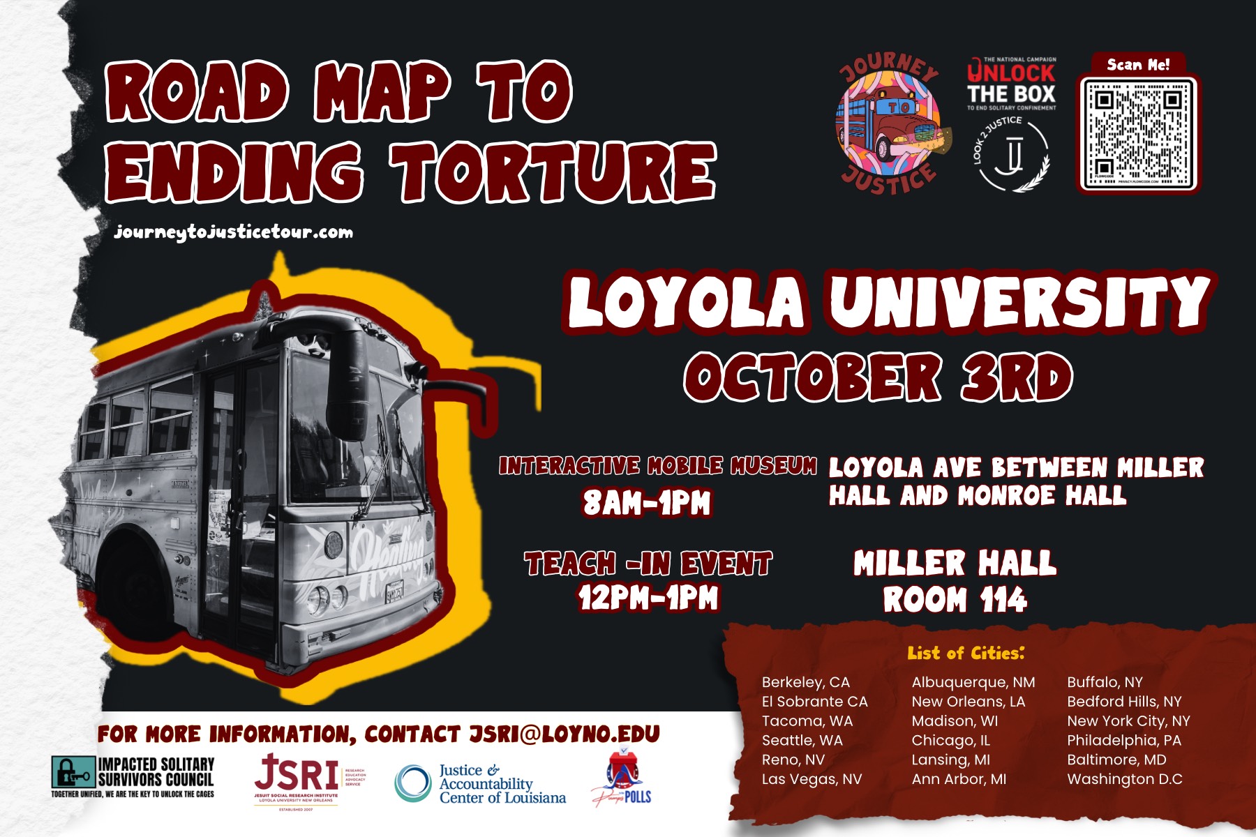 JSRI Bus Tour Flyer